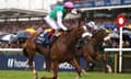 Frankie Dettori wins the 2,000 Guineas aboard Chaldean in May