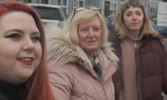 Lindsay McGlone, left, Pam Johnson, centre, and Rachel Horne