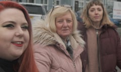 Lindsay McGlone, Pam Johnson and Rachel Horne from the Guardian film ‘Made in Doncaster’, part of the Made in Britain series.