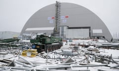 Chernobyl nuclear plant shelter