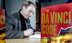 Author Dan Brown – seen here at a book-signing session in Exeter in 2003 – went on to sell 100m copies of The Da Vinci Code.