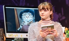 Maisie Williams as Caroline in I and You at Hampstead Theatre. 