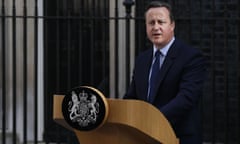 British Prime Minister David Cameron speaks to the press in front of 10 Downing street in central London on June 24, 2016.
Britain has voted to break out of the European Union, striking a thunderous blow against the bloc and spreading panic through world markets Friday as sterling collapsed to a 31-year low. / AFP PHOTO / ADRIAN DENNISADRIAN DENNIS/AFP/Getty Images