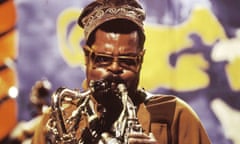 Blowing them away ... Rahsaan Roland Kirk.