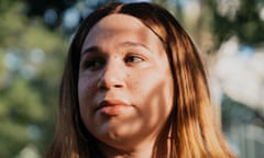 Mariah Moore, who has been at the forefront of the fight to stop violence against Black trans women in New Orleans, is photographed in Congo Square in New Orleans, Louisiana on July 21, 2020. She is one of the founders of Black Trans Circles, director of House of Tulip and an advocate with Transgender Law Center. (Annie Flanagan for The Guardian)