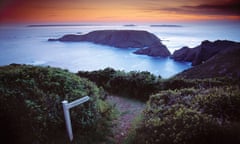 The view west from Sark