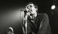 Ian Curtis performing live in Rotterdam, 16 January 1980.