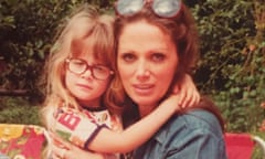 Jackie Collins with her daughter Rory as a small girl.