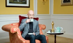 Sir Ben Kingsley Weekend magazine Sat 7th Feb 2015. Oscar Winners feature. Sir Ben Kingsley photographed by Pål Hansen at Claridge's, London