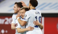 Ryan Fraser is congratulated on his goal