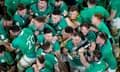 Ireland celebrate winning the 2024 Championship, becoming the sixth team to achieve that feat.