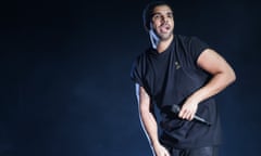Drake performing at the 2015 Coachella festival.