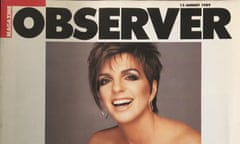 Liza Minnelli Observer Archive Cover 13 08 89