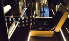 An encryption machine at the Enigma Cipher Center in Poznań, Poland.