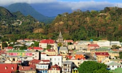 Roseau, the capital of Dominica