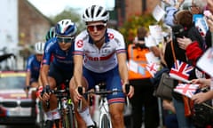 92nd UCI Road World Championships 2019 - Women Elite Road Race<br>HARROGATE, ENGLAND - SEPTEMBER 28: Elizabeth Armistead-Deignan of United Kingdom / Soraya Paladin of Italy / Public / Fans / Flag / during the 92nd UCI Road World Championships 2019, Women Elite Road Race a 149,4km race from Bradford to Harrogate 125m / @Yorkshire2019 / #Yorkshire2019 / on September 28, 2019 in Harrogate, England. (Photo by Alex Whitehead-Pool/Getty Images)