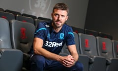 Michael Carrick pictured at Middlesbrough’s training ground on Tuesday.