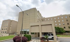 The brown facade of a multi-story medical building