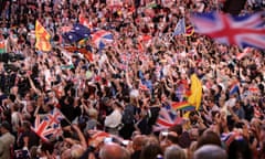 The Last Night of the Proms, at the Royal Albert Hall, London.