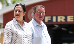 Queensland premier Annastacia Palaszczuk and Labor’s candidate for Rockhampton Barry O’Rourke.