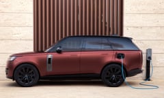 A Range Rover plug-in hybrid.