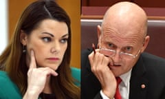 Sarah Hanson-Young and David Leyonhjelm