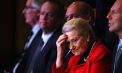 Federal Federal Speaker of the House Bronwyn Bishop looks on at the Magna Carta 800th anniversary celebration at Parliament House