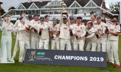 Essex, county champions 2019