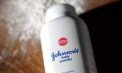 Johnson &amp; Johnson To Split Into Two Publicly Traded Companies<br>SAN ANSELMO, CALIFORNIA - NOVEMBER 12: In this photo illustration a bottle of Johnson &amp; Johnson baby powder is displayed on a table on November 12, 2021 in San Anselmo, California. Johnson &amp; Johnson announced plans to split its pharmaceutical and medical devices divisions and consumer products into two publicly traded companies. The company hopes to complete the transaction within two years. (Photo Illustration by Justin Sullivan/Getty Images)