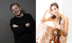 Conductor Pekka Kuusisto and soloist Vilde Frang.