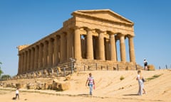 The Valley of the Temples in Agrigento, Sicily.