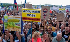 Huge crowds in central Prague calling for the resignation of Andrej Babiš. 