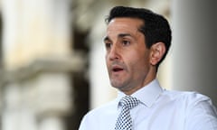 Queensland opposition leader David Crisafulli a press conference at Parliament House in Brisbane, Wednesday, July 3, 2024. (AAP Image/Jono Searle) NO ARCHIVING