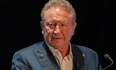 Australian billionaire and philanthropist Andrew Forrest