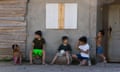 Kids in a villa in Buenos Aires.