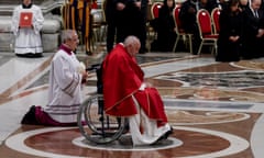 Pope Francis in wheelchair