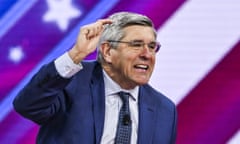 Stephen Moore speaks at CPAC on Saturday.