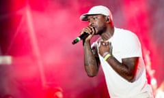 Skepta performs at Bestival.