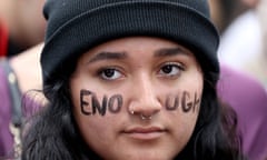 March for our Lives Los Angeles<br>epa06627701 Participants protest in Downtown Los Angles during the March For Our Lives in Los Angeles, California, USA, 24 March 2018. March For Our Lives was organized in response to the 14 February shooting at Marjory Stoneman Douglas High School in Parkland, Florida. The student activists demand that their lives and safety become a priority, and an end to gun violence and mass shootings in schools. EPA/ANDREW GOMBERT