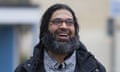 Shaker Aamer, the last UK resident held at Guantánamo Bay, walks along a residential street in London.
