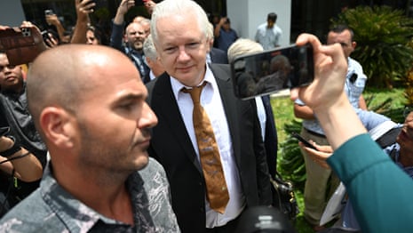 As it happened: Julian Assange leaves Saipan court a free man after sentencing – video