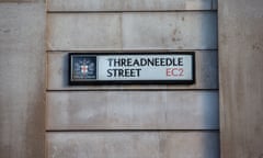 Threadneedle Street street sign