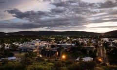 A night view of Alice Springs