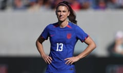 Colombia v United States<br>SAN DIEGO, CALIFORNIA - OCTOBER 29: Alex Morgan #13 of Team United States looks on during the first half of a game at Snapdragon Stadium on October 29, 2023 in San Diego, California. (Photo by Sean M. Haffey/Getty Images)