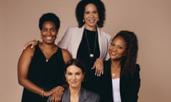 Here to help … (from left)  How to Write a Book hosts Sharmaine Lovegrove, Elizabeth Day, Nelle Andrew and Sara Collins.