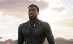 Screen icon … Boseman as Black Panther.