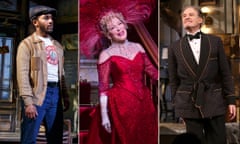 Andre Holland in Jitney Bette Midler in Hello Dolly Kevin Kline Present Laughter composite