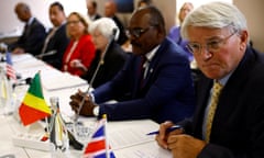 Andrew Mitchell at the meeting of the International Monetary Fund and the World Bank.