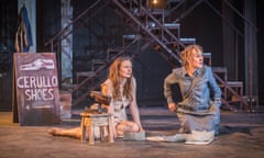 Independent women … Catherine McCormack as Lila and Niamh Cusack as Lenu in My Brilliant Friend at the Rose theatre, Kingston.