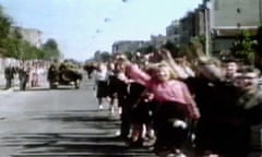 Rare colour wartime footage taken by the film-maker George Stevens was used in the 1985 BBC documentary D-Day to Berlin: Newsnight Special.